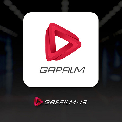 GapFilm App Logo app branding design illustration logo