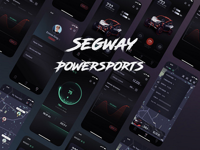 Segway powersports car orv segway ui 设计