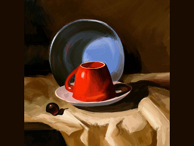 Still Life Study color study color study drawings element study illustration stilllife