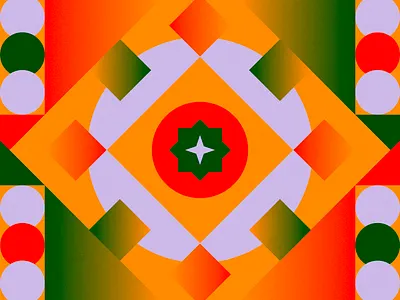 Shapes & Grades geometric gradient summer