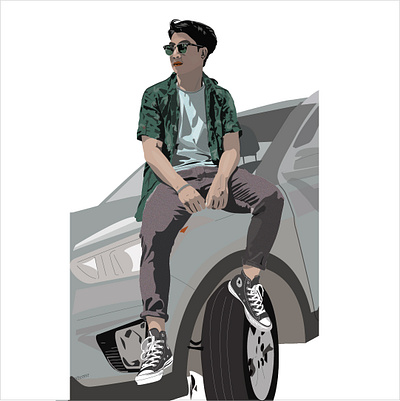 Illustration cartoon design graphic design illustration logo photoshop ui ux vector