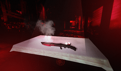 Huntsman Ruby CSGO knife artwork artwork church csgo devil doppler gun huntsman knife photo manipulation red ruby weapon