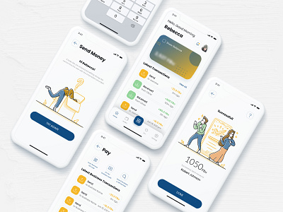 LZY - Mobile Wallet Application banking app finance app fintech app flutter hero banner hero image minimalist mobile app ui design mobile banking mobile wallet app money transfer app online banking react native rewards send money trending shot