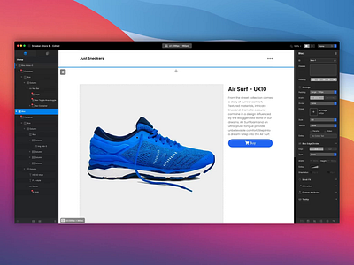 Blocs - E-commerce Integration app ecommerce mac shop ui ux web design website builder