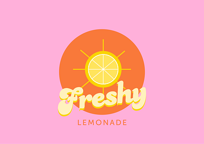 Freshy 70s branding flat design illustrator logo personal project vector art