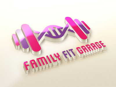 Family Fit Garage branding design graphic design illustration logo typography