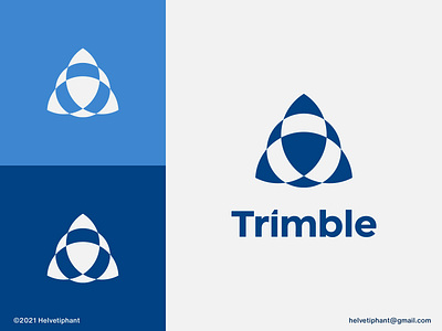 Trimble brand design brand designer branding creative logo design ideas design inspiration geometric logo global icon logo logo design logo designer logo redesign logotype mark minimalist logo modern logo negative space logo proposal triangular logo