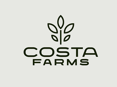 Costa Farms Concepts branding costa costa farms design house plant identity logo plant plants typography vector