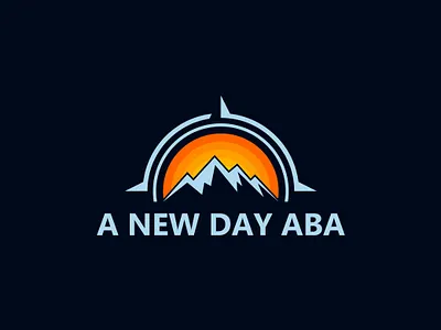 A New Day Adventure Mountain Rainbow logo design adventure logo awesome logo colorful logo creative logo design illustration modern logo mountain logo nature logo rainbow logo sun logo sunset logo symbol logo tourism logo travel logo trec logo vintage logo