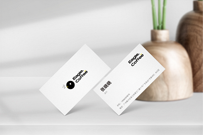 Eagle Coffee branding - Business card design branding graphic design logo