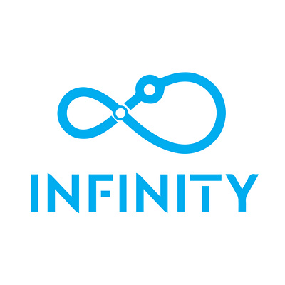 INFINITY branding creative logo design flat graphic design illustration logo minimal modern logo unique logo