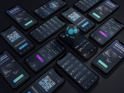 Safemoon Wallet Application V2 3d 3d animation animation app application blockchain branding crypto design illustration logo mobile motion graphics nft ui wallet web3