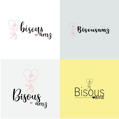 Bisous Logo Design 3d animation art branding clean design free logo design templates graphic design illustration logo logo maker gaming motion graphics ui vector