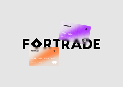 Fortrade - Brand Identity Design by Looka abstract design background design banking brand identity branding branding and identity branding design card design credit card design design gradient design illustration logo logo design logos ai mock up mockup poster poster design poster mock up