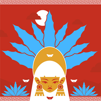 Mayahuel graphic design ilustración mexico vector