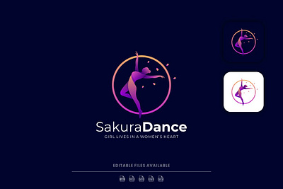 Dance Gradient Colorful Logo 3d 3d letter abstract animation branding concept creative dance design gradient graphic design illustration logo motion graphics ui vector