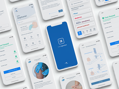 CAE Injection artificial intelligence branding cae health care ui ux