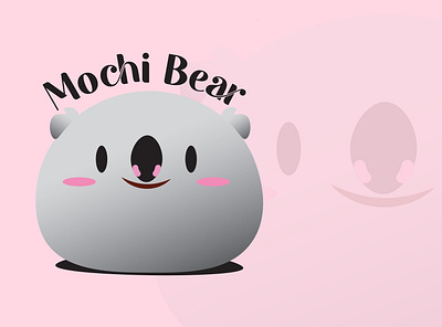 Mochi Logo Design animal animation bear branding business cute graphic design ice cream illustration koala logo mochi