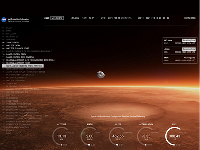 Perseverance Feed feed fui landing nasa perseverance space ui