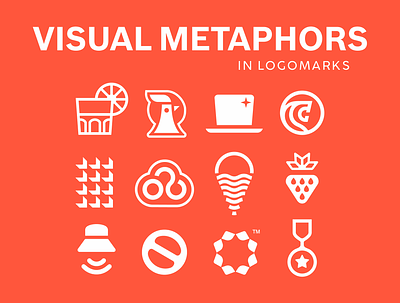 VISUAL METAPHORS branding design graphicdesign logo logodesign logomark logotype metaphors minimal sign vector