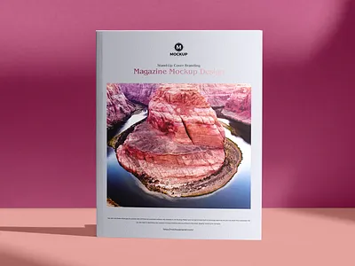 Free Magazine Mockup magazine cover mockup