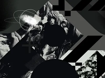 "Tech-ture" - Experimenting angled art direction branding collage dark design future futuristic geometric graphic graphic design high tech illustration science scientific tech technological technology texture visual