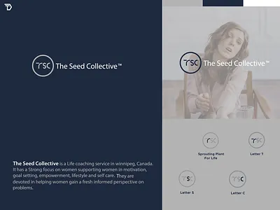 The Seed Collective brand identity branding design graphic design icon identity logo logo design logodesign vector wellness