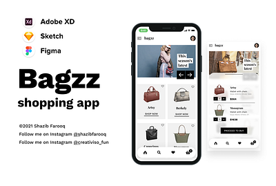 Bagzz Shopping Mobile UI Kit app app design art branding design graphic design illustration inspiration logo mobileapp mobiledesign mobilekit mobileuikit ui uidesign uiuxdesign uxdesign