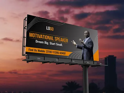 Billboard design advertising banner banners billboard billboard design billboards corporate billboard design creative designer graphic design graphic designer graphic designer health care billboard marketing motivational motivational speaker billboard road sign signage design speaker speakers unique design yard sign