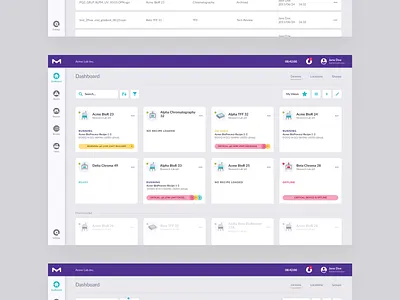Bio4C Orchestrator Dashboard biotech dashboard dashboard ui design digital figma lab science ui web app web application