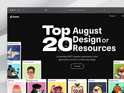 Top 20 recent design resources for designers & developers app design design system development figma icons templates ui ui kit web