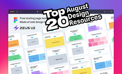Top 20 recent design resources for designers & developers app design development figma icons templates ui ui kit