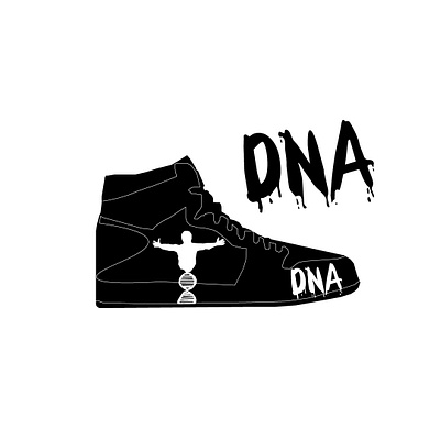 Sneaker Company, DNA black branding logo