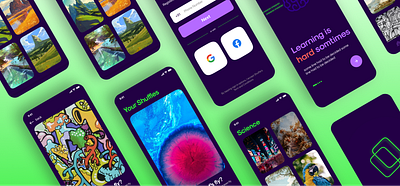 Shuffle App android app dribble figma freebies freelancer ios minimalist mobile responsive shot shoting ui uidesign uiux