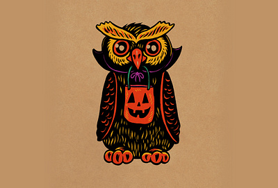 WEENZINE EIGHT art cute design drawing halloween illustration owl