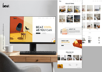 FURNITURE E-COMMERCE branding color design e commerce graphic design illustration logo typography ui uiux ux vector