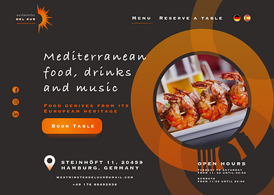 Westminster Del Sur Restaurant & Bar branding graphic design logo ui