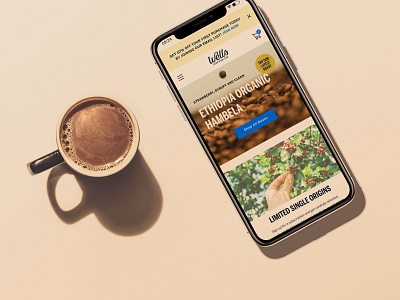 Wells Coffee Co. Website Design & Development coffee ecommerce frontend mobile design responsive design shopify ui ux web design web development