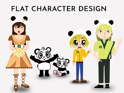 Flat Character Design character flat flatdesign graphic design illustration illustrator vector