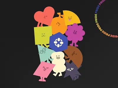 Pride Shirt Design cute gay geometry ign pride pride month queer rainbow shapes