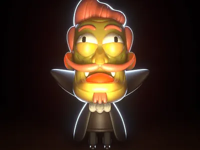 Vamps Toy 3d c4d character characterdesign cinema4d illustration