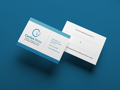 Carolyn Weiss (2/3) brand identity branding dentist design logo minimal teeth typography vector visual identity