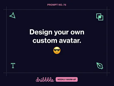 Design your own custom avatar. avatar community design dribbble dribbbleweeklywarmup self portrait weekly warm up