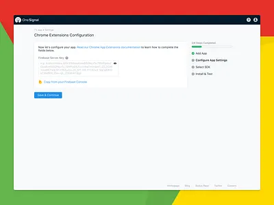 OneSignal Chrome Extensions/Apps SDK Setup Redesign app chrome extension firebase google notif notifications onesignal redesign sdk sign in simple ux web