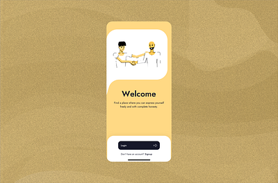 Welcome Screen Illustration branding icon illustration ui ux vector