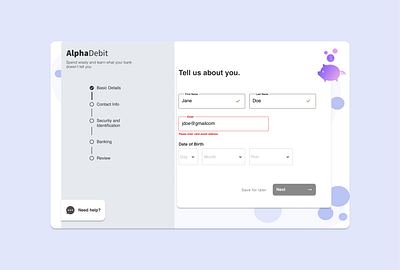 Multi-step form form ui ux