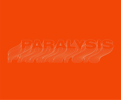 Paralysis adobe illustrator adobe photoshop illustration typography vector