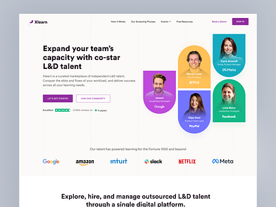 L&D Talent - Digital platform website dashboard designer elearning illustration learning website popular product design talent ui uiux ux design ux research web design webdesign website