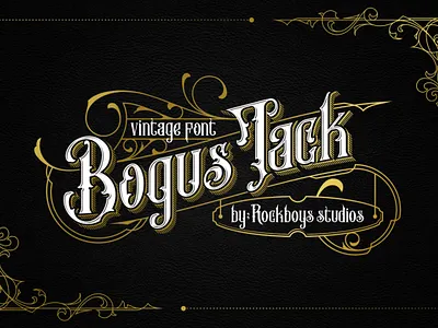 Bogus Jack - Blackletter Font book