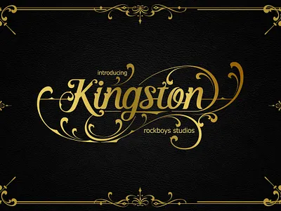 Kingston - Elegant Script Font cricut
